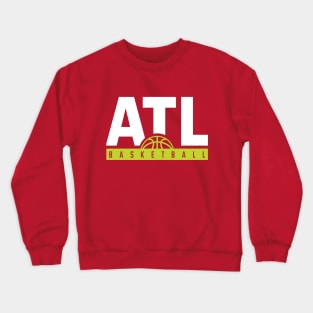 Atlanta Basketball Fan Tee Crewneck Sweatshirt